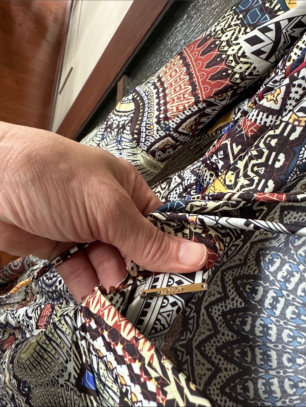 Alexis Sorano Dress Bohemian Paisley Print Maxi Dress in Multicolor size Medium. - Picture 15 of 16